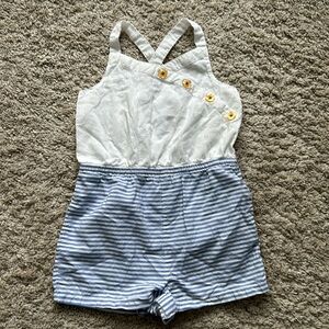 NWOT Emma’s Garden Organic Cotton Romper 3T